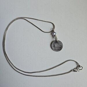 Silver Penny Necklace